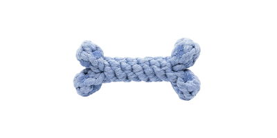 Jouet en cordre pour chien en forme d'os