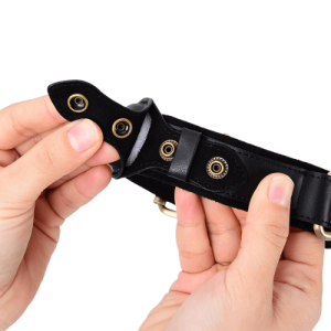 Collier pour Chien en Cuir avec Support Apple AirTag Sécurisé Collier pour Chien en Cuir avec Support Apple AirTag Sécurisé