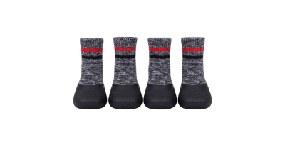 Non-Slip Dog Socks with Rubber Sole Paw Protectors